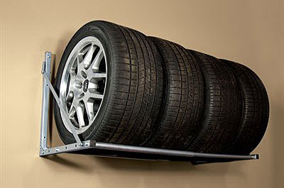 Folding Tire Racks Stow